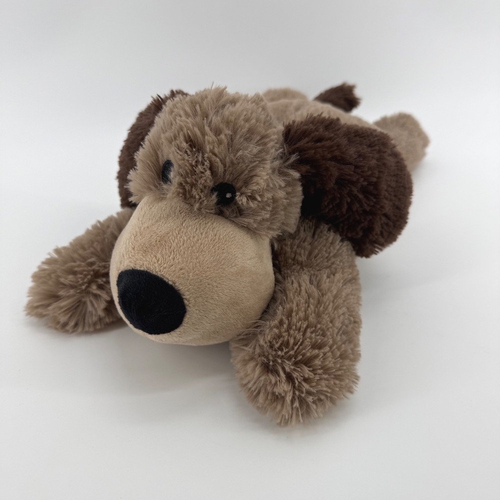Warmies Puppy Dog Brown Microwaveable Lavender Scented Weighted Plush 15 in